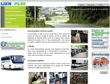 Tablet Screenshot of lien-plus.fr